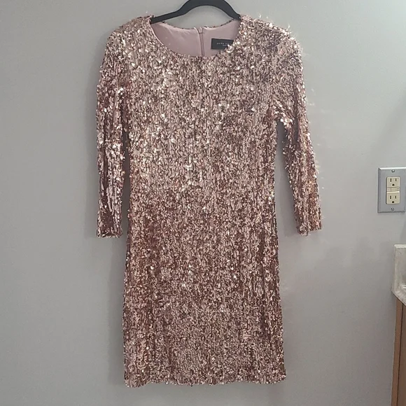 AKIRA | Dresses | Akira Rose Gold Dress | Poshmark